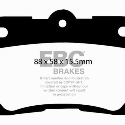 EBC 06-07 Lexus GS300 3.0 Greenstuff Rear Brake Pads