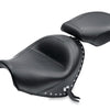 Mustang 09-21 Suzuki Boulevard C50 & C50T Standard Touring 2PC Seat w/Studs - Black