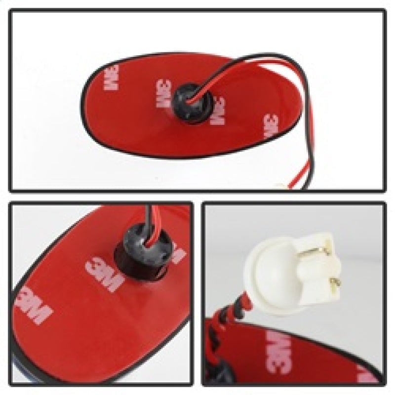 xTune Chevy Silverado 99-13 Dually 2 Red LED Amber LED Side Fender Lights Smoke ACC-LED-GMD99-SL-SM