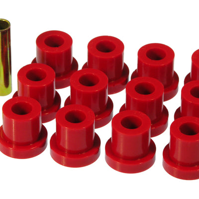 Prothane 55 Chevy Full Rear Spring Bushings - Red