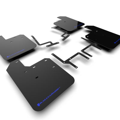 Rally Armor 18-25 Jeep JL Wrangler Black UR Mud Flap w/Blue Logo