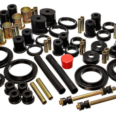 Energy Suspension 85-93 Ford Mustang Black Hyper-flex Master Bushing Set