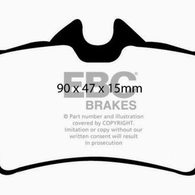 EBC 94-04 Ford Mustang 4.6 Cobra Ultimax2 Rear Brake Pads