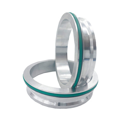 Granatelli Aluminum Dual Seal Clamp 3.0in Weld-on Ferrule Set