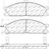 StopTech Sport Brake Pads w/Shims and Hardware - Rear