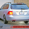 AWE Tuning Mk5 Jetta Mk6 Sportwagen 2.5L Touring Edition Exhaust - Diamond Black Tips