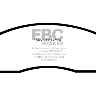 EBC 03-06 Chevrolet Equinox 3.4 Yellowstuff Front Brake Pads