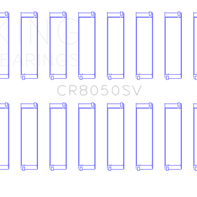 King Engine Bearings 11+ BMW S63/S63N/N63/N63N Rod Bearing Set - Size +.5mm