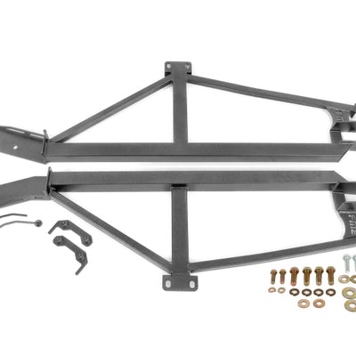 BMR 93-02 F-Body Non-Convertible Bolt-On 4-Point Subframe Connectors - Black Hammertone