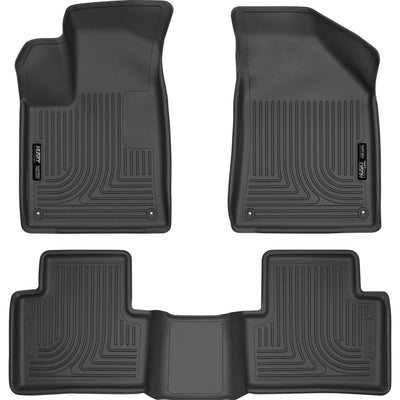 Husky Liners 15 Chrysler 200 Weatherbeater Black Front and Second Seat Floor Liners