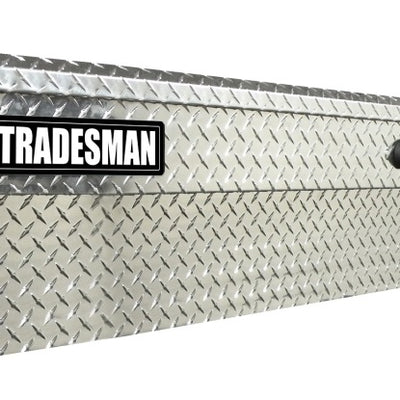 Tradesman Aluminum Side Bin Truck Tool Box w/Push Button (60in.) - Brite