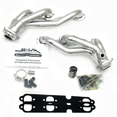 JBA 88-95 GM Truck 4.3L V6 w/o A.I.R. Injection 1-1/2in Primary Silver Ctd Cat4Ward Header