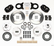 Wilwood Forged Dynalite Front Kit 11.00in 1965-1969 Mustang Disc & Drum Spindle