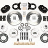 Wilwood Forged Dynalite Front Kit 11.00in 1965-1969 Mustang Disc & Drum Spindle