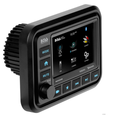Boss Audio Systems Marine Gauge Receiver/ 5in Touchscreen/ Amplified