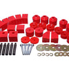 Energy Suspension 86-95 Suzuki Samurai Red 1in Lift Body Mount Set