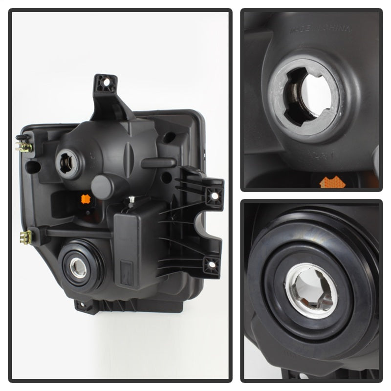 xTune Ford F250/350/450 Super Duty 08-10 OEM Headlights Chrome HD-JH-FS08-AM-C