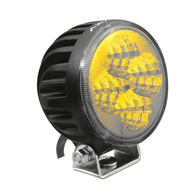 Raxiom Axial 3-In 4-LED Yellow Beam Round Light Flood Beam Universal (Some Adaptation Required)