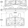 StopTech Sport Brake Pads w/Shims and Hardware - Front