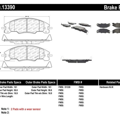 StopTech Performance Brake Pads
