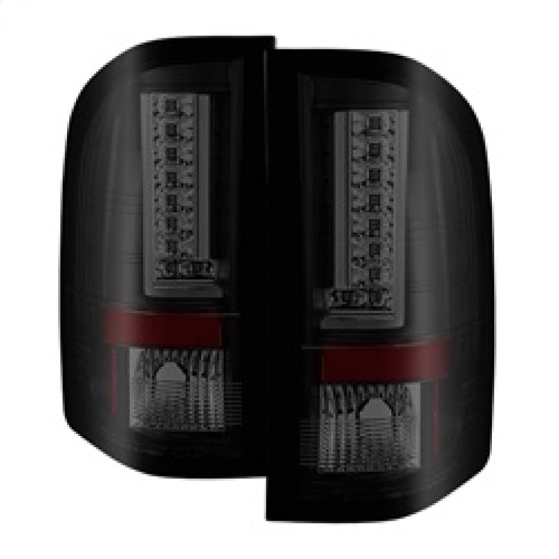 Spyder 07-13 Chevy Silverado (Exc 2010 Model) Version 2 LED Tail Lights ALT-YD-CS07V2-LED-BSM