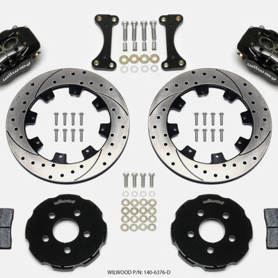 Wilwood Forged Dynalite Front Hat Kit 12.19in Drilled 00-04 PT Cruiser/03-04 SRT/4