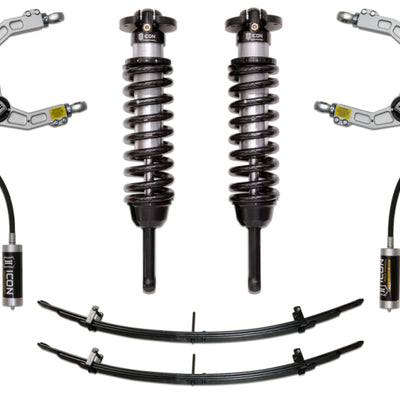 ICON 05-15 Toyota Tacoma 0-3.5in/2016+ Toyota Tacoma 0-2.75in Stg 3 Suspension System w/Billet Uca