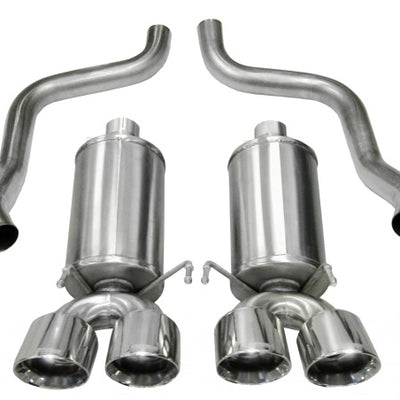 Corsa 2009-2013 Chevrolet Corvette C6 6.2L V8 Polished Xtreme Axle-Back Exhaust