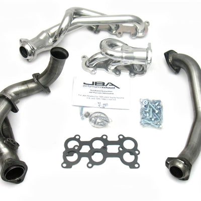 JBA 95-00 Toyota 3.4L V6 w/o EGR 1-1/2in Primary Silver Ctd Cat4Ward Header