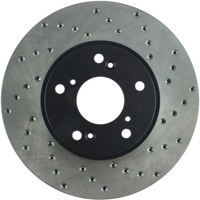 StopTech 06-08 Civic GX / 02-04 CR-V / 98-02 Honda Accord V6 / 03-07 Accord 4 cyl/V6 MT Drilled Lef