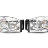 Raxiom 06-08 Dodge RAM 1500 Axial Series OEM Style Rep Headlights- Chrome Housing (Clear Lens)