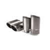 Akrapovic 2018+ Porsche Cayenne V6 (536) Tail Pipe Set (Titanium)
