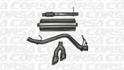 Corsa 14-19 GMC Sierra/Chevy Silv 1500 Reg. Cab/Long Bed 5.3L V8 Polished  Single Side CB Exhaust