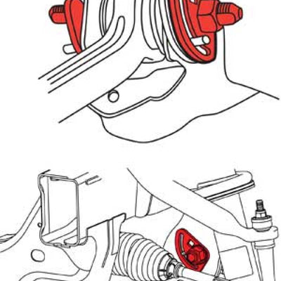 SPC Performance 11+ Chevy/GMC 2500HD / 3500HD Upper Camber/Caster Kit