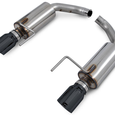 AWE Tuning S550 Mustang EcoBoost Axle-back Exhaust - Touring Edition (Diamond Black Tips)