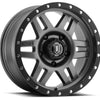 ICON Six Speed 17x8.5 5x5 -6mm Offset 4.5in BS 94mm Bore Gun Metal Wheel