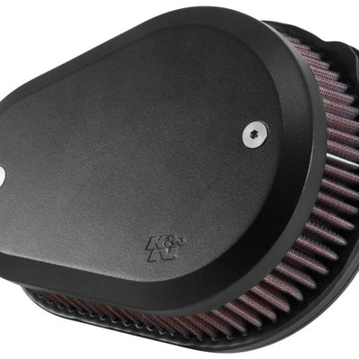 K&N 00-16 Harley-Davidson Street Metal Intake System Flare Black