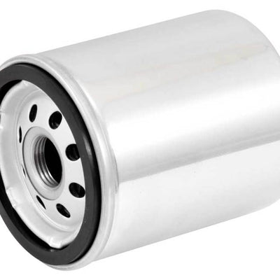 K&N Harley-Davidson 3in OD x 4.063in H Chrome Oil Filter