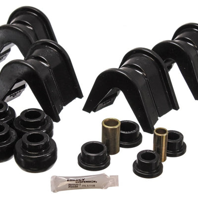 Energy Suspension 76-77 Ford Bronco/66-72 F-100/F-150 Blk 4 Deg Offset Complete 14 Pc C-Bushing Set