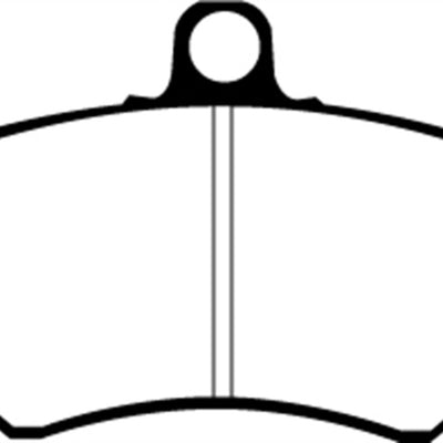 EBC 94 Volkswagen Cabriolet 1.8 Redstuff Front Brake Pads