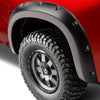 Bushwacker 19-21 Chevrolet Silverado 1500 Pocket Style Flares 2pc REAR- Black