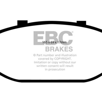 EBC 98-02 Ford Crown Victoria 4.6 (Phenolic Pistons) Ultimax2 Front Brake Pads