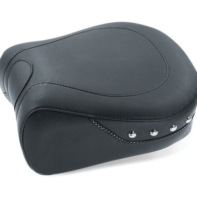 Mustang 97-07 Harley Electra Glide, Rd Glide Lowdown Standard Touring Passenger Seat w/Studs -Black