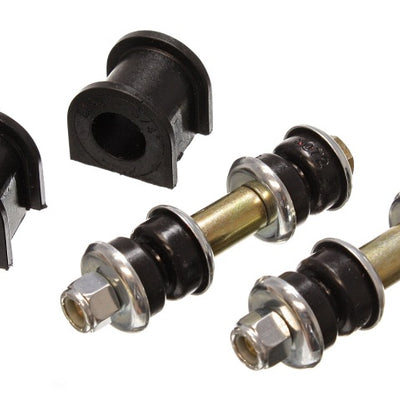 Energy Suspension 90-95 Mazda Protege/323 Black 3/4inch Front Sway Bar Bushing Set (Sway bar end lin