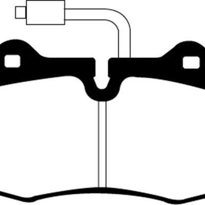 EBC 94-03 Ferrari 456 5.5 Yellowstuff Front Brake Pads