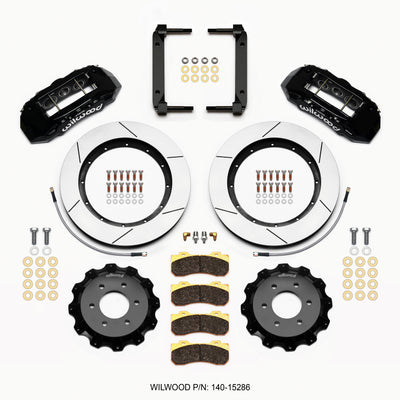 Wilwood TX6R Front Kit 15.50in Black 2004-08 Ford F150 - 4WD