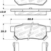 StopTech Sport Brake Pads w/Shims & Hardware - Rear