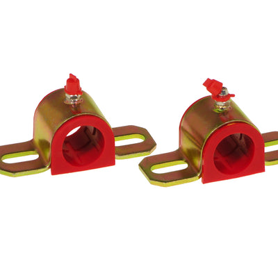 Prothane Universal Greasable Sway Bar Bushings - 1in - Type A Bracket - Red