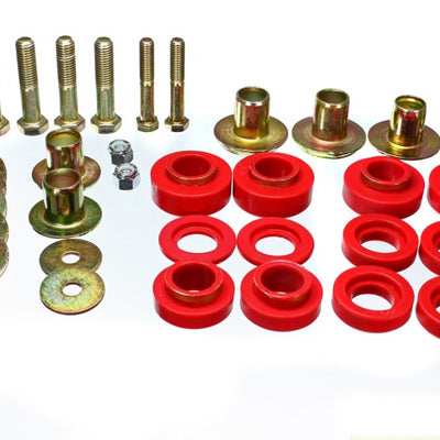 Energy Suspension Firebird Body Mount Set - Red