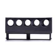 Autometer 87-95 Jeep Wrangler YJ Black Cluster Bezel - Holds Five 2-1/16in Gauges